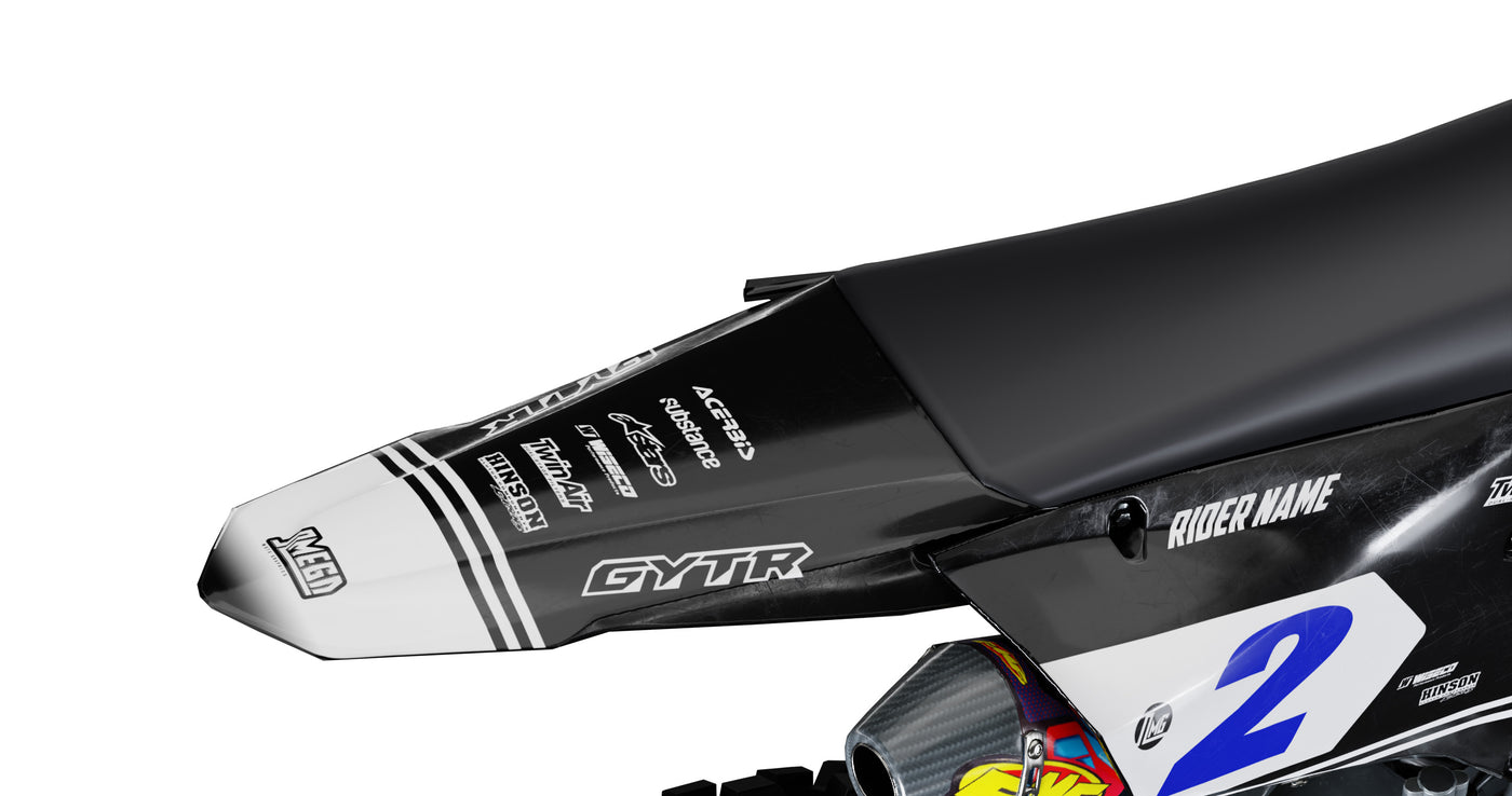 YZ Black Yamaha 2024 Graphics Kit