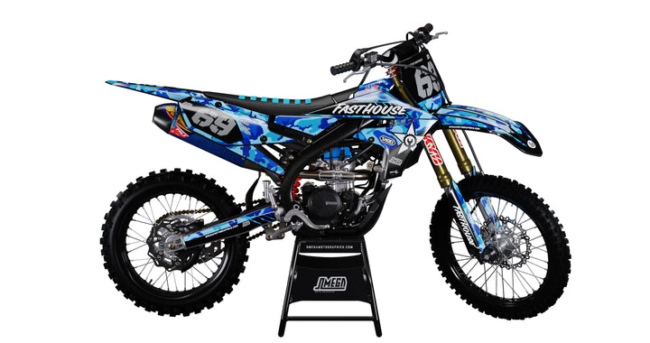 Blue Camo Graphics kit