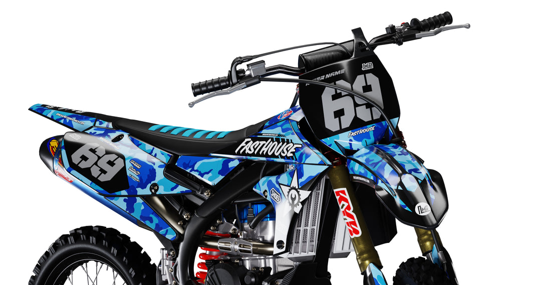 Blue Camo Graphics kit