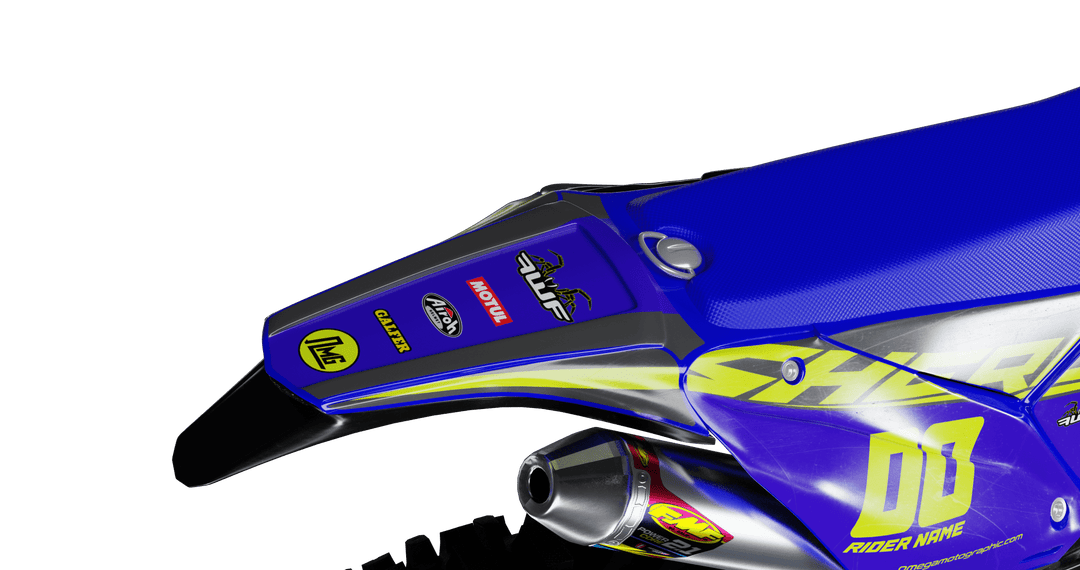 Blue Sherco Graphics Kit