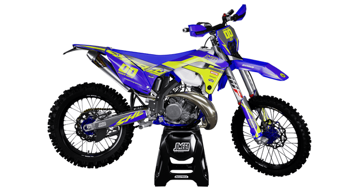 Blue Sherco Graphics Kit