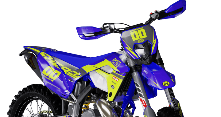Blue Sherco Graphics Kit