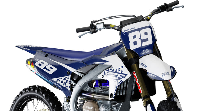 Blue Leopard Sticker Kit