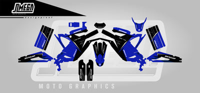 Blue Topo Graphics kit