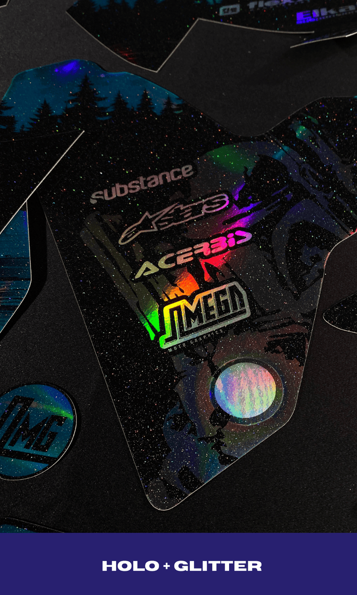 Blue Death Star Quad Graphics Kit