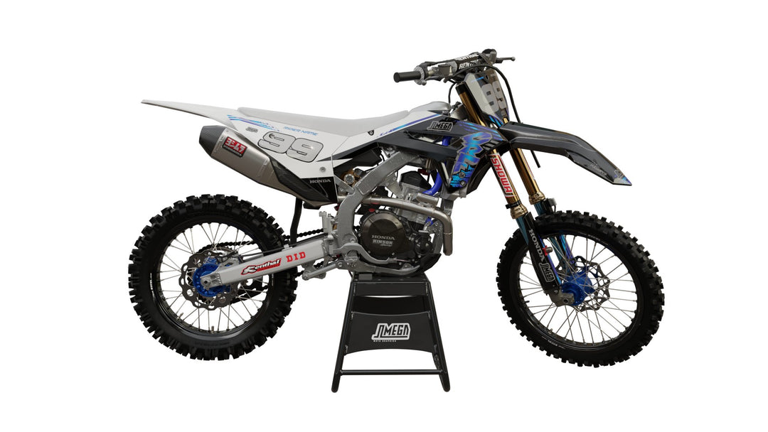 honda cr crf blue steel graphics kit