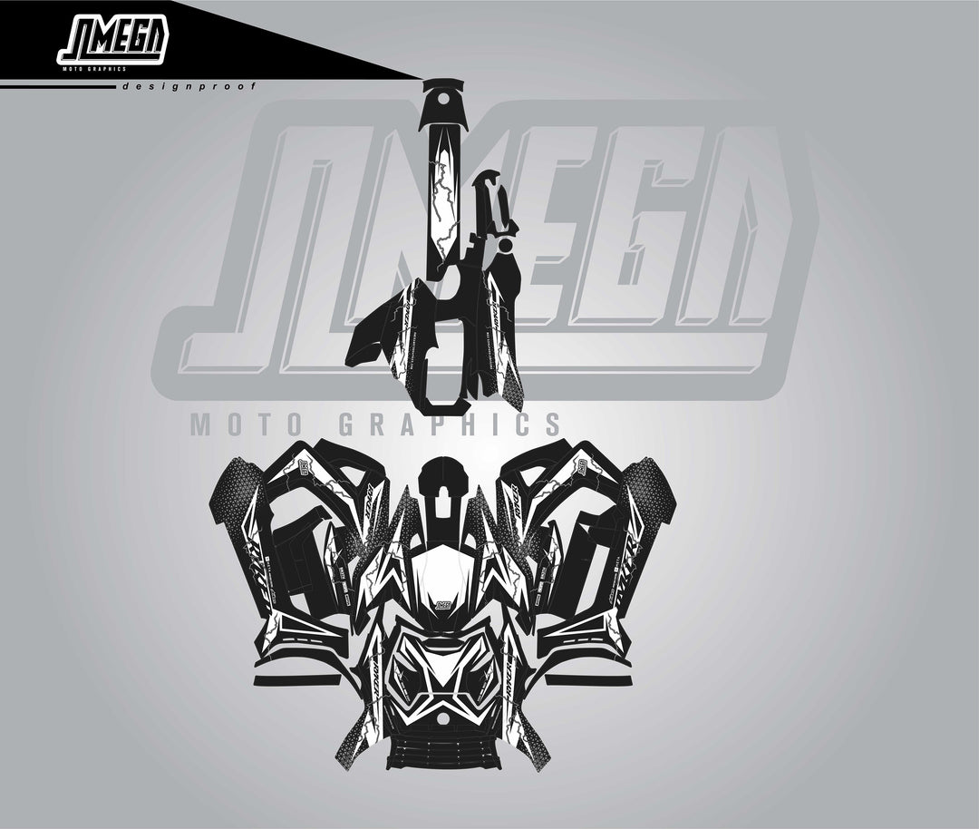 Cam am graphics kit ryker stickers
