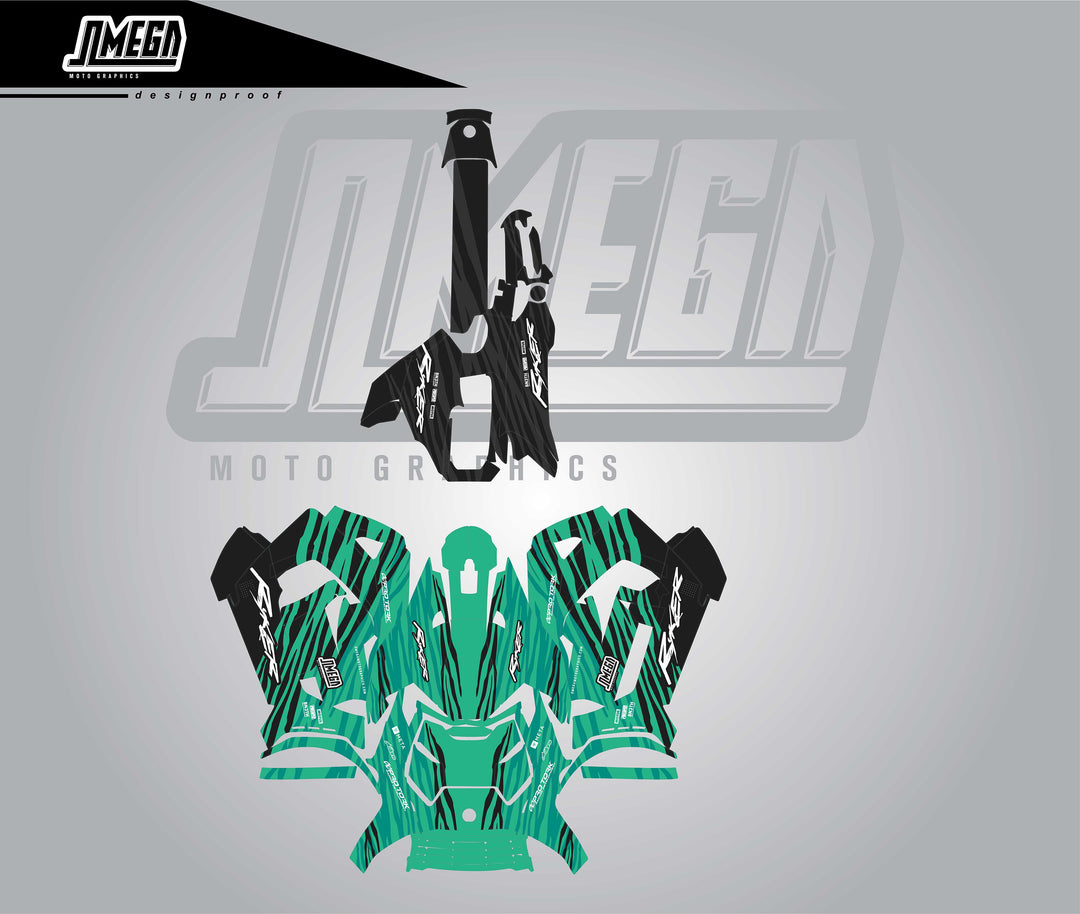 Cam-Am Green Ride Ryker Graphics Kit Stickers