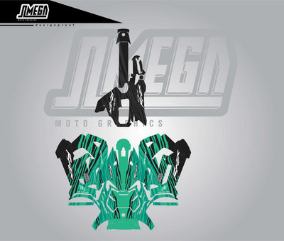 Cam-Am Green Ride Ryker Graphics Kit Stickers
