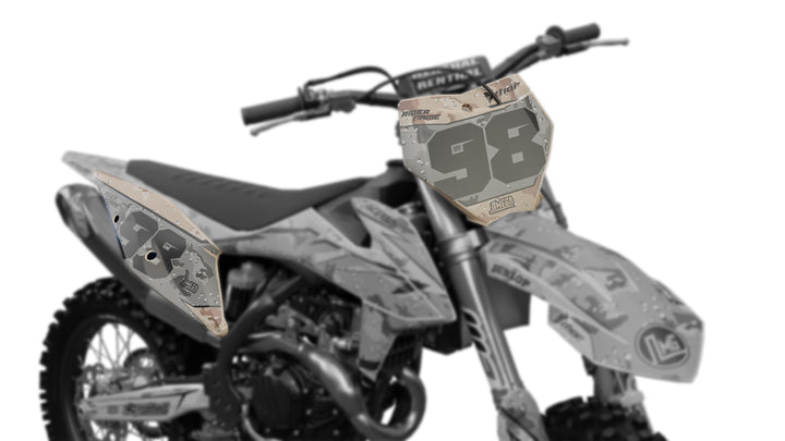 Camo Tan Number Plates