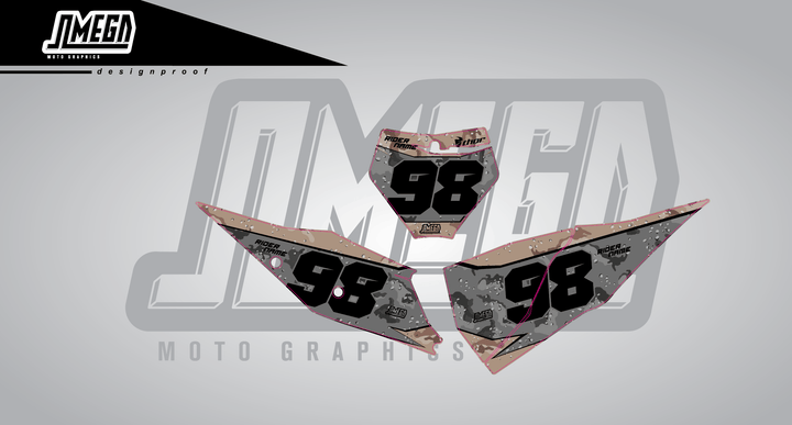 Camo Tan Number Plates