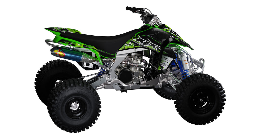 Kawasaki Green Camo Quad Sticker Decal Kit