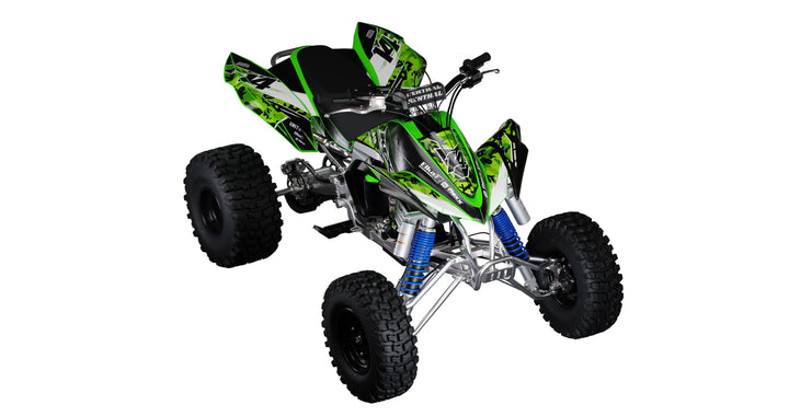 KFX Green Camo Quad Graphics Kit