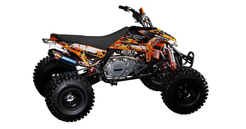 KTM Orange Camo Quad Decal Kit