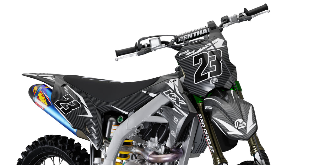 Kawasaki KX Carbon Delight Sticker kit
