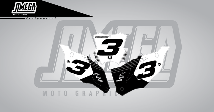 Clean White Number Plates