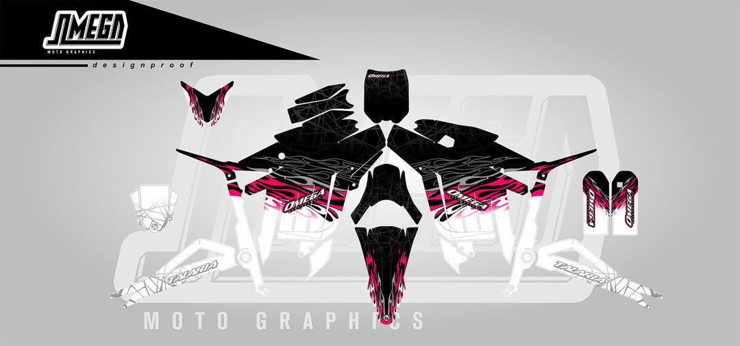 Clean flames Graphics kit