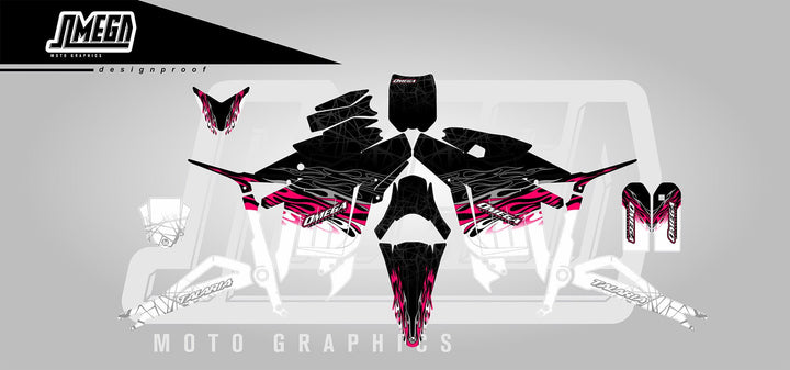 Clean flames Graphics kit