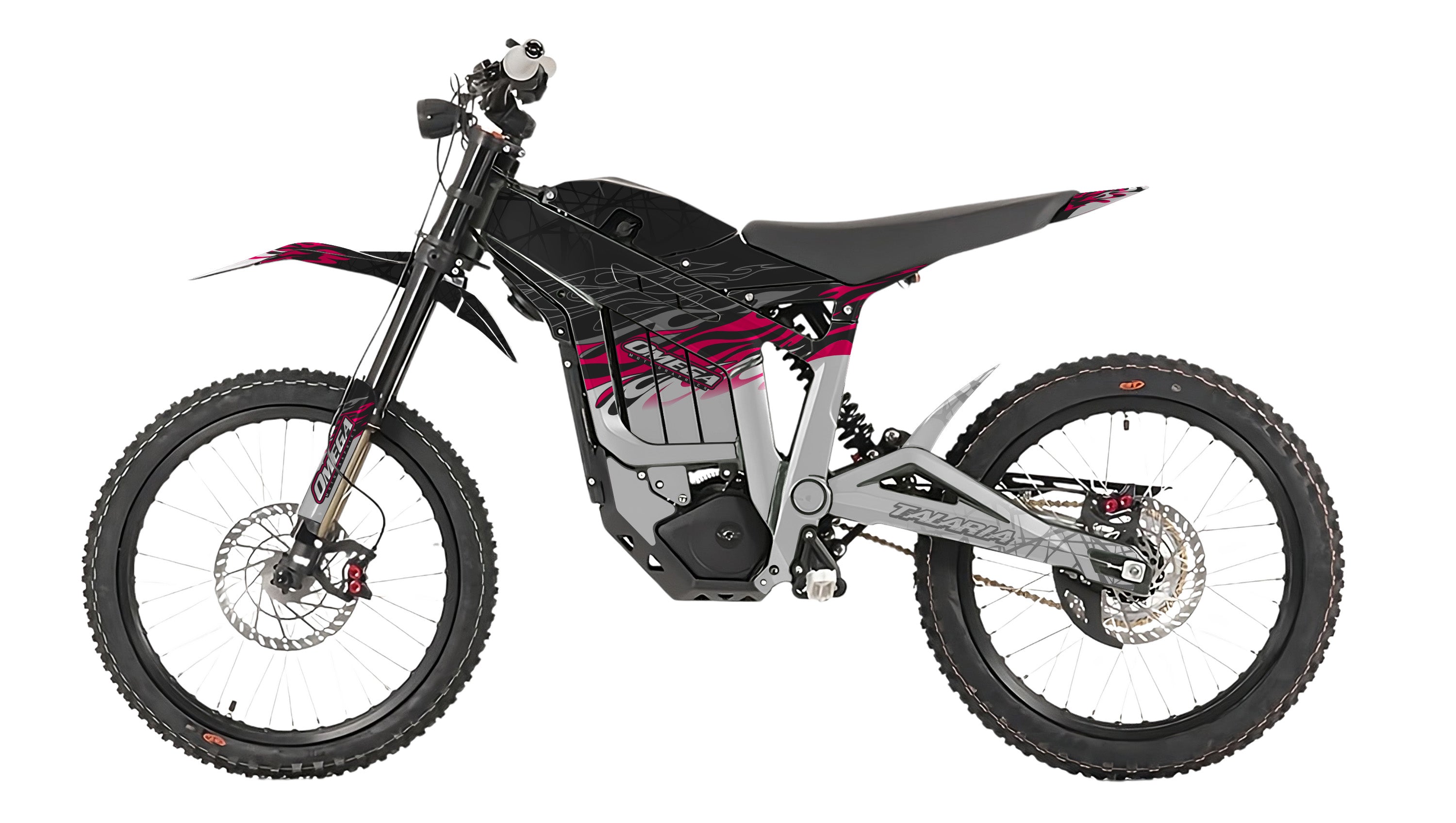 Clean flames Graphics kit | Omega Moto Graphics