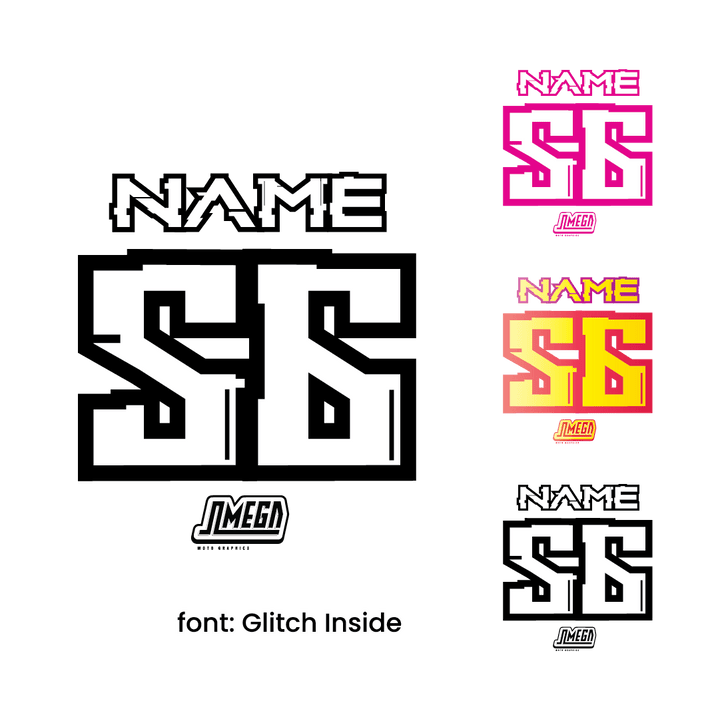 GLITCH Iron-On Jersey Print