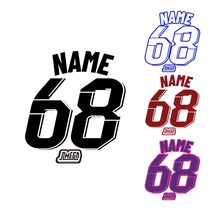 TECH Iron-On Jersey Print