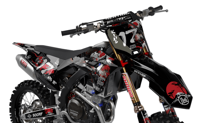 Honda CRF custom dirt bike graphics kit
