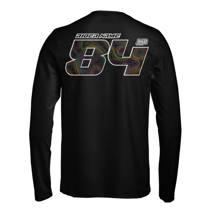 Dark Topo Iron-On Jersey Print