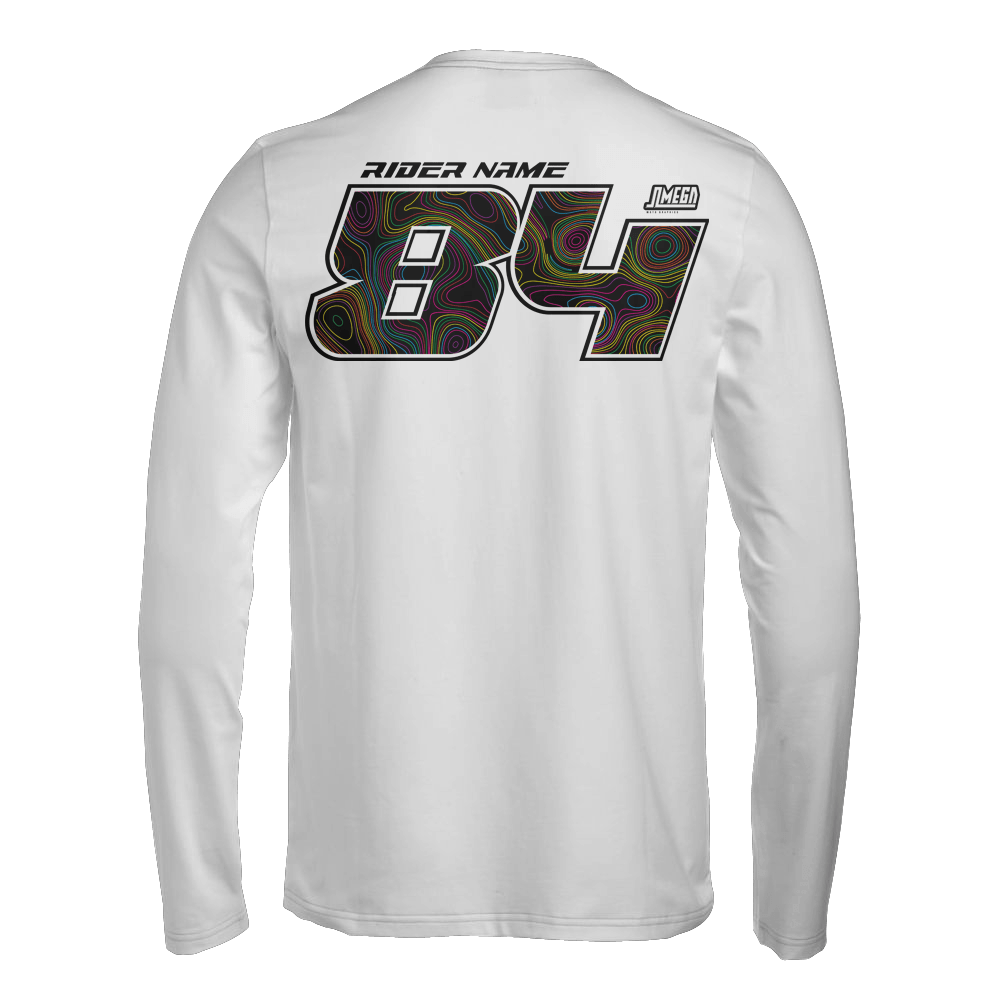 Dark Topo Iron-On Jersey Print