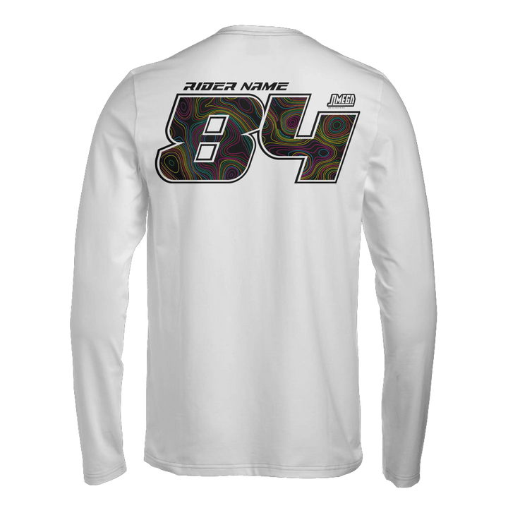 Dark Topo Iron-On Jersey Print