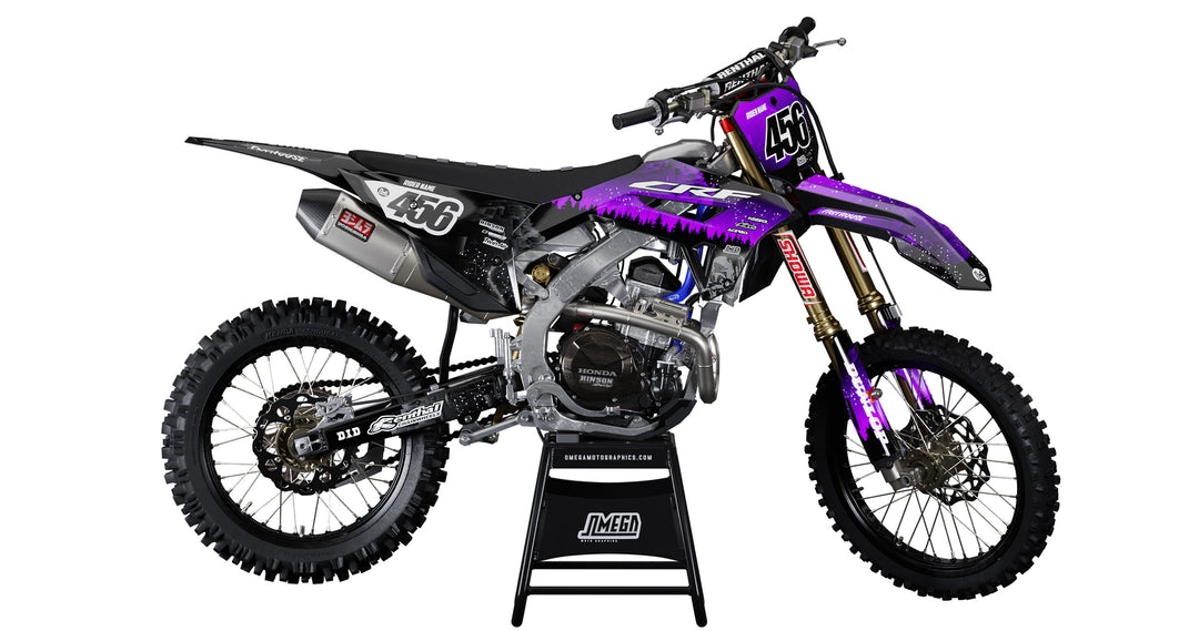 Purple Death Star Graphics Kit