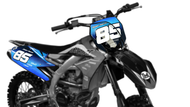 Deep Blue Number Plates