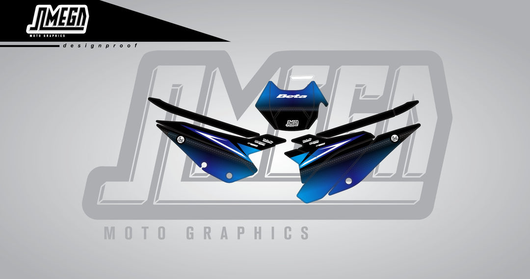 Deep Blue Number Plates