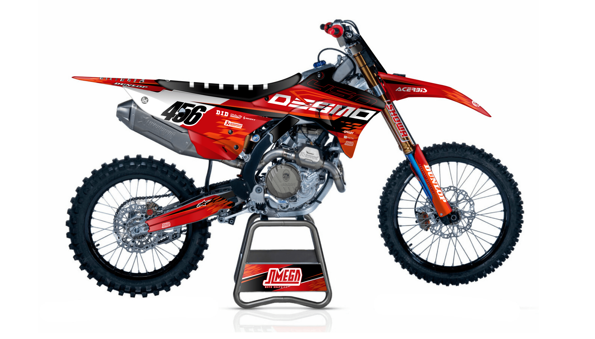 Velocity Racing Sticker Ducati Velocity Graphics kit | MX Graphics – Omega Moto Graphics