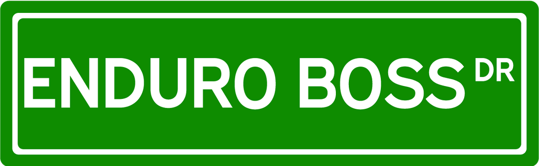 Enduro Boss Dr - Street Sign