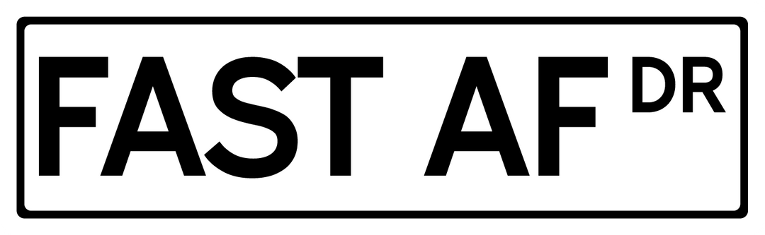 Fast AF Dr - Street Sign