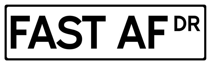 Fast AF Dr - Street Sign