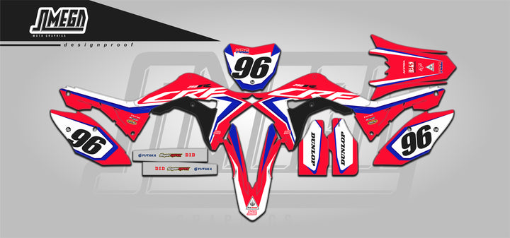 Factory Honda 2020 Decals kit