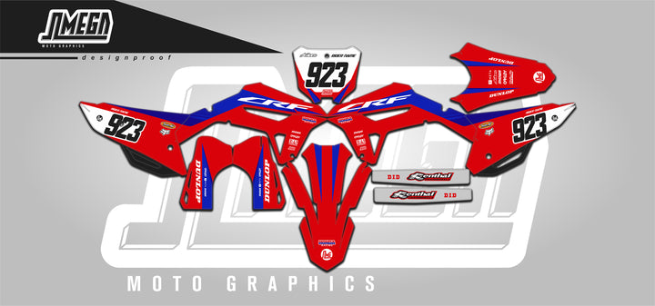 Factory Honda 2022 Decals Kit