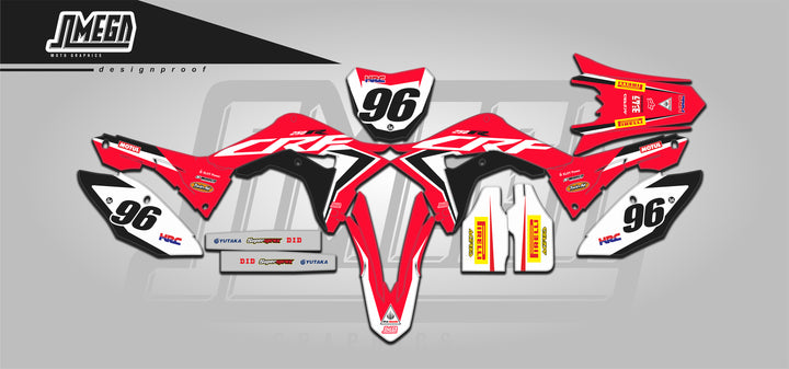 Factory Honda 2023 Decals kit
