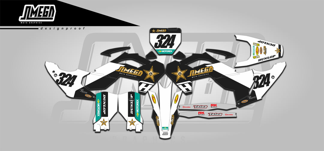 Factory Husqvarna 23 Graphics Kit wrap