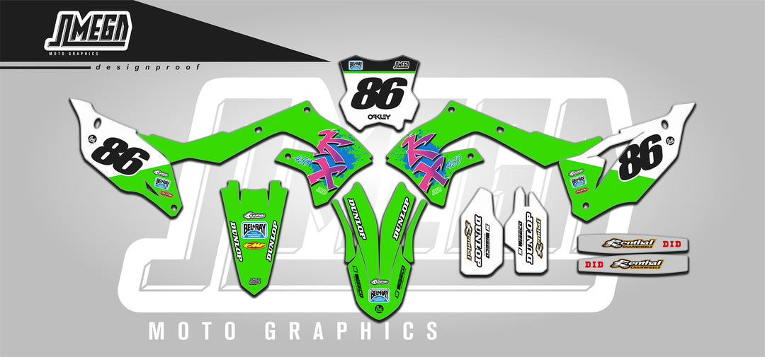 Factory Kawasaki 50th Decal set