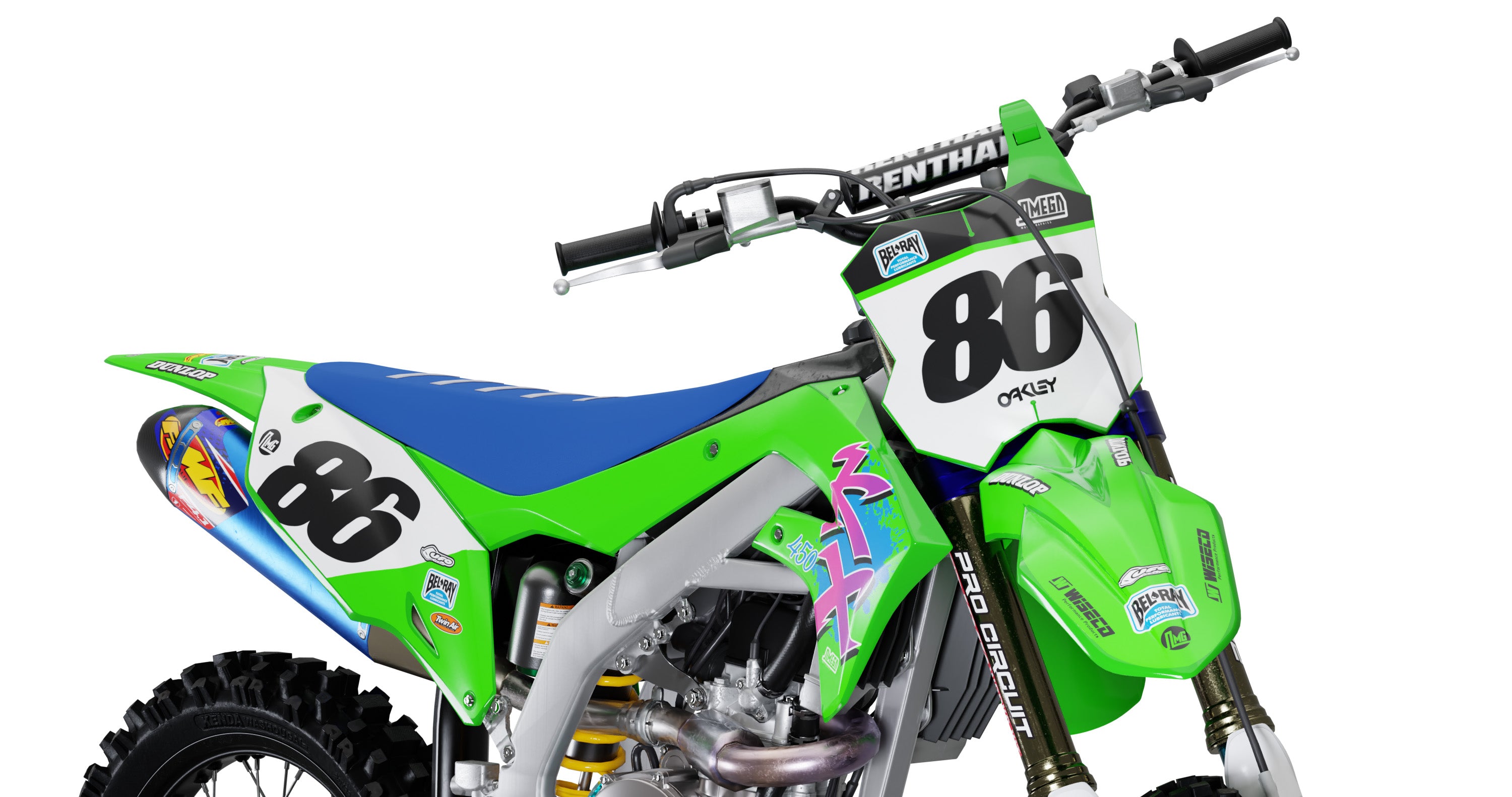 Kawasaki 50th Graphics kit | Motocross Decals – Omega Moto Graphics
