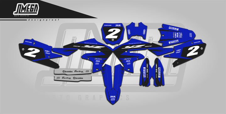Factory Yamaha 2023 Graphics wrap