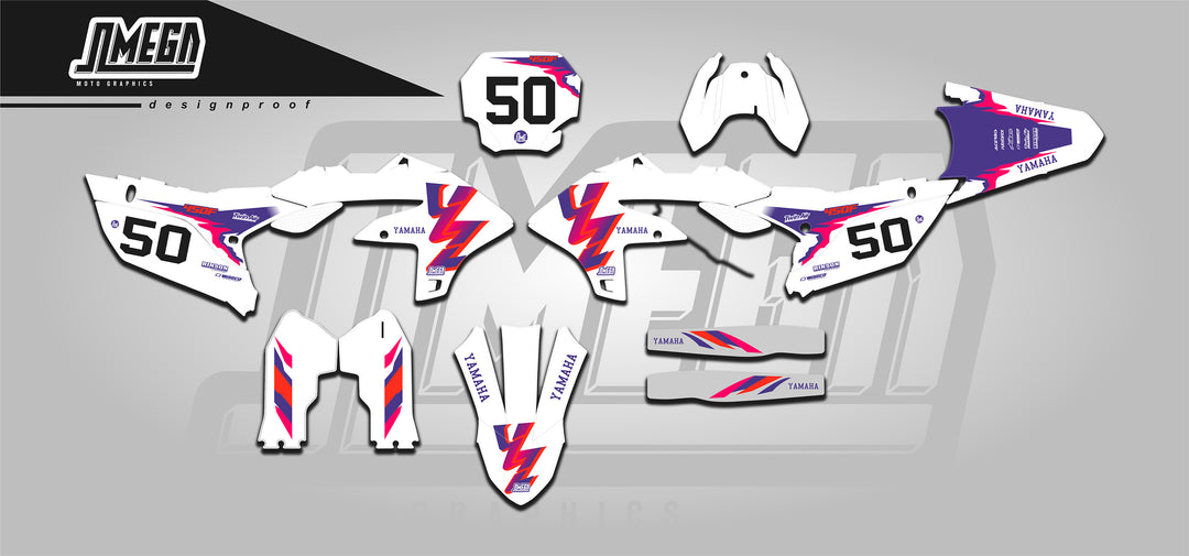 Factory Yamaha 50th Graphics kit Wrap