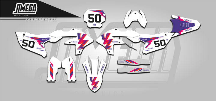 Factory Yamaha 50th Graphics kit Wrap