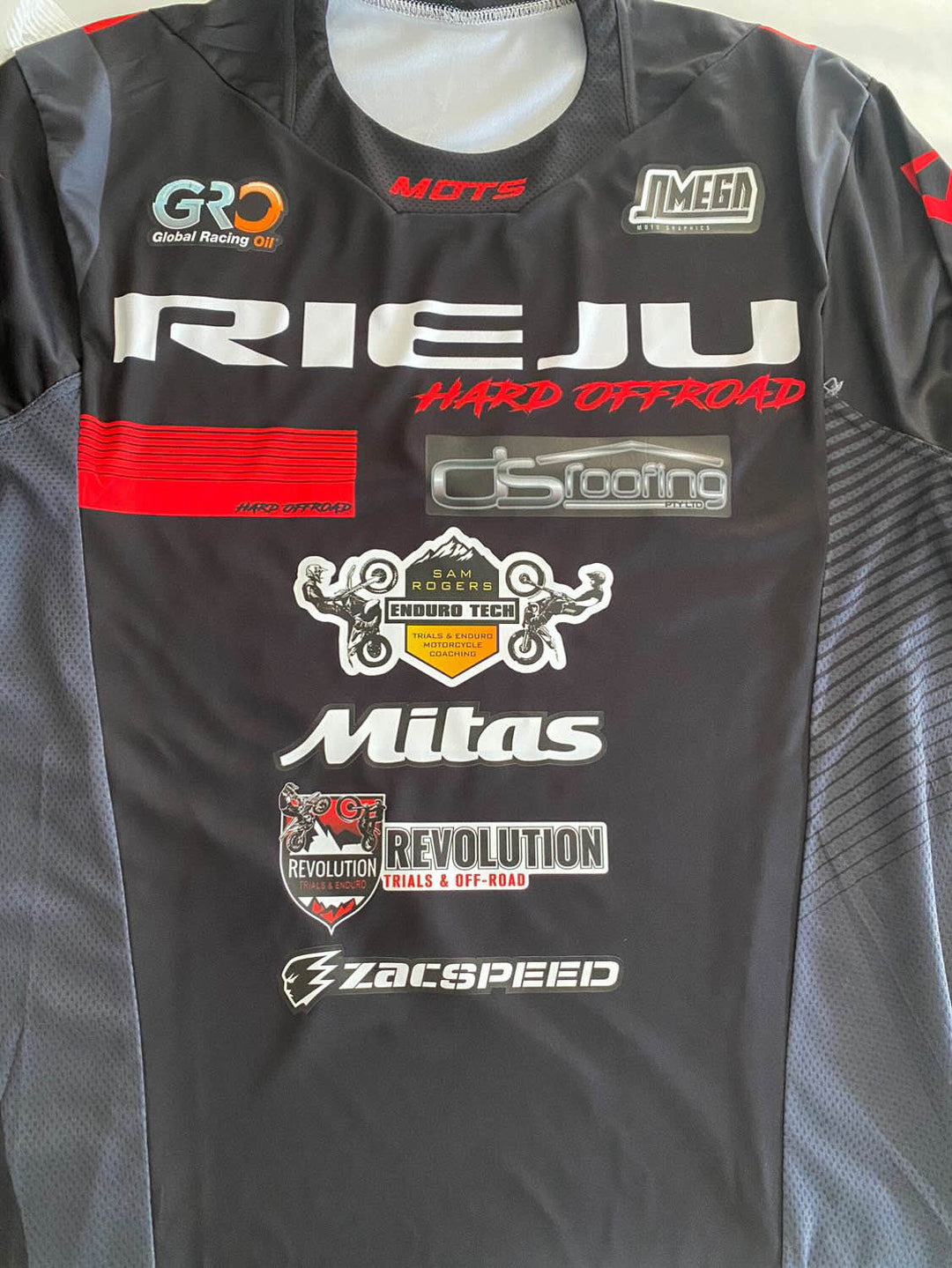 SHARP Iron-On Jersey Print