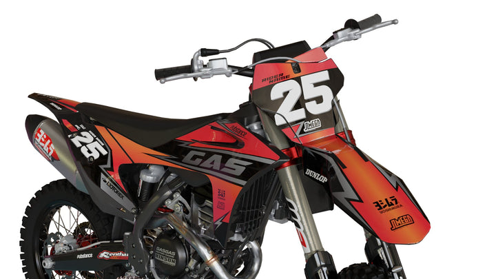 gasgas ec mc red send it graphics kit