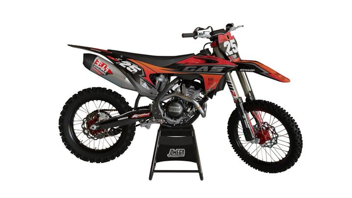 gasgas ec mc red send it graphics kit
