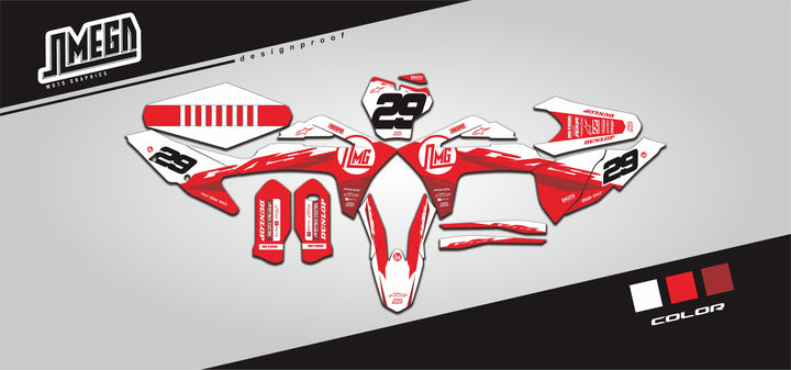 gasgas ec mc red bandit graphics kit
