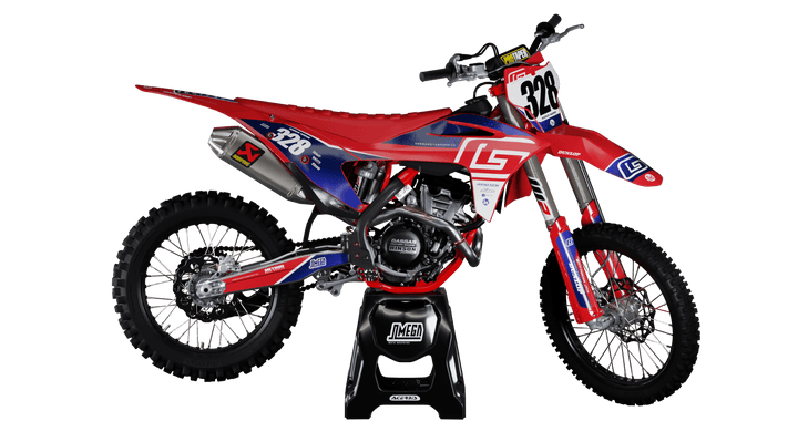 Gas Blue Factory Graphics Kit